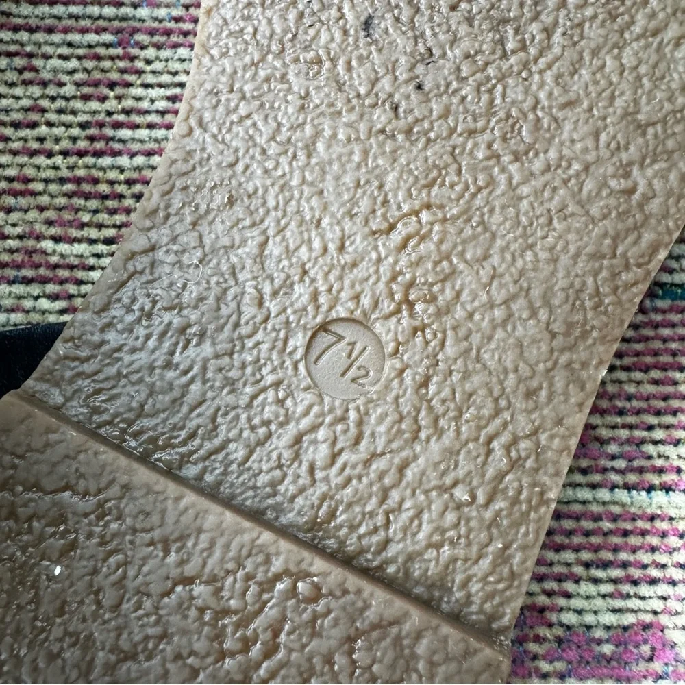 MADEWELL Boardwalk Black Leather Ankle‎ Strap Sandal size 7.5 - Picture 9 of 11